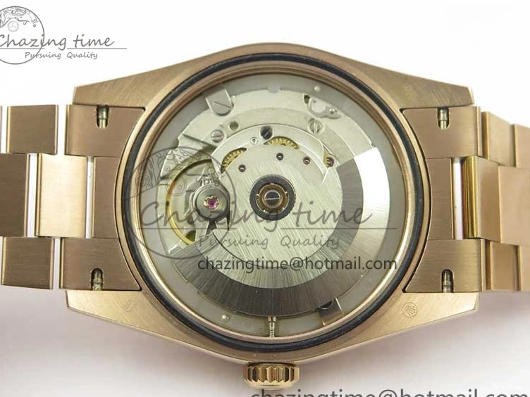 MiroTime 0117 MultiPurpose Day-Date 36 RG 128239 Bp Maker Best Edition White Dial on RG President Bracelet 3139